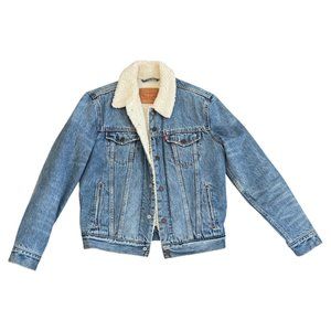Levi Jean Jacket with Sherpa Lining - Size S
